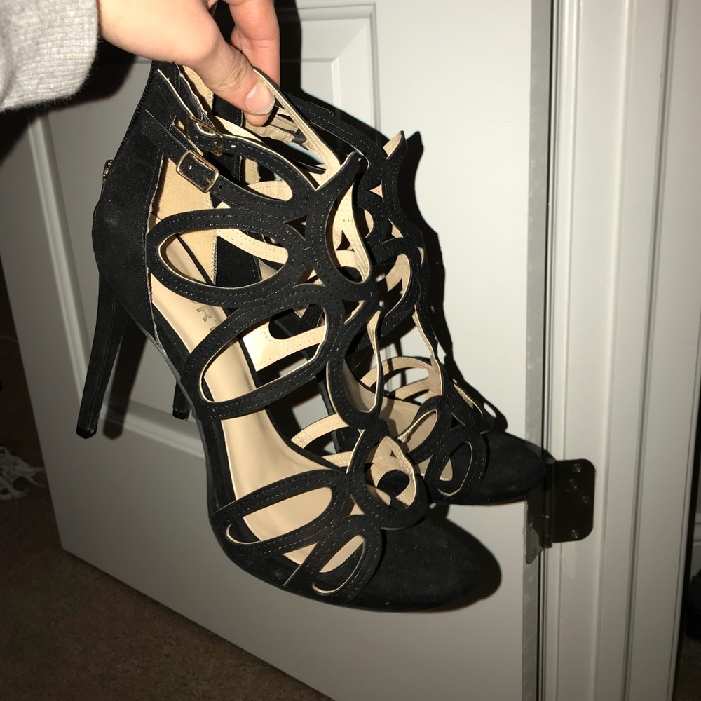 black heels